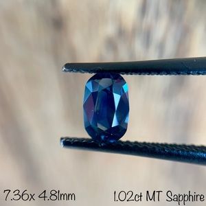 1.02 carat Montana Sapphire